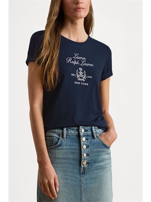 T-shirt con logo LAUREN RALPH LAUREN | 200P03725001NY